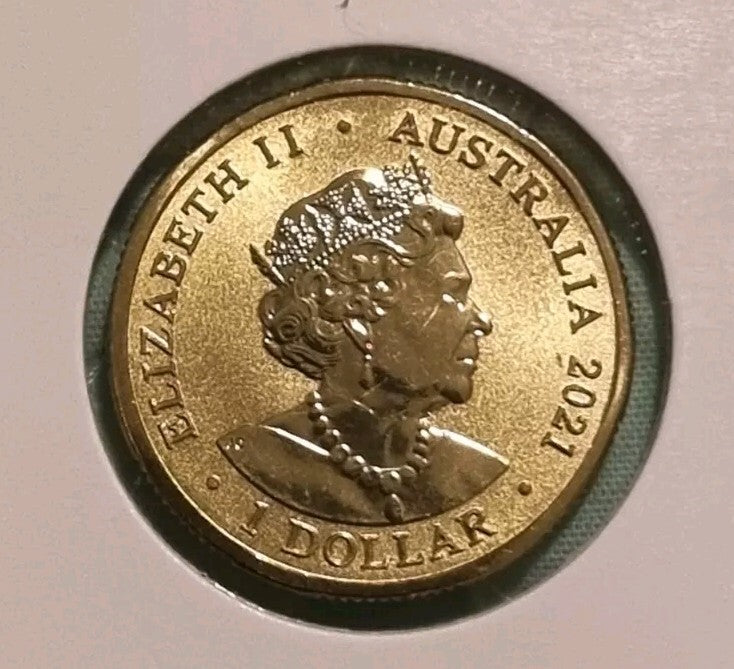 2021 $1 150th anniversary of the RSPCA Australia Dolphin Coloured Coin