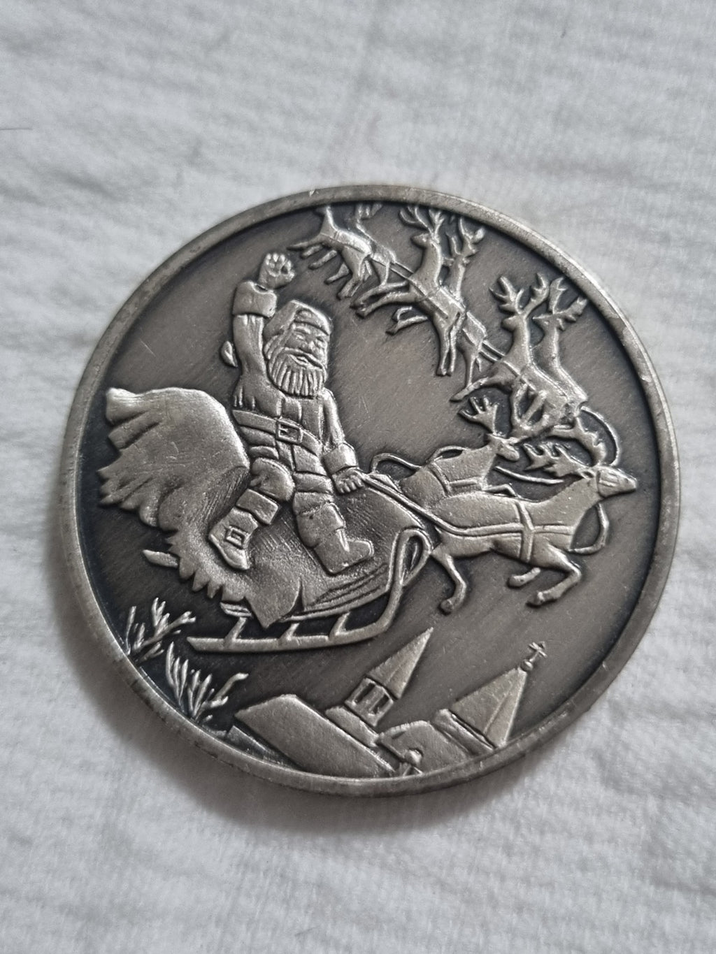 1988 Merry Christmas medal UNC 