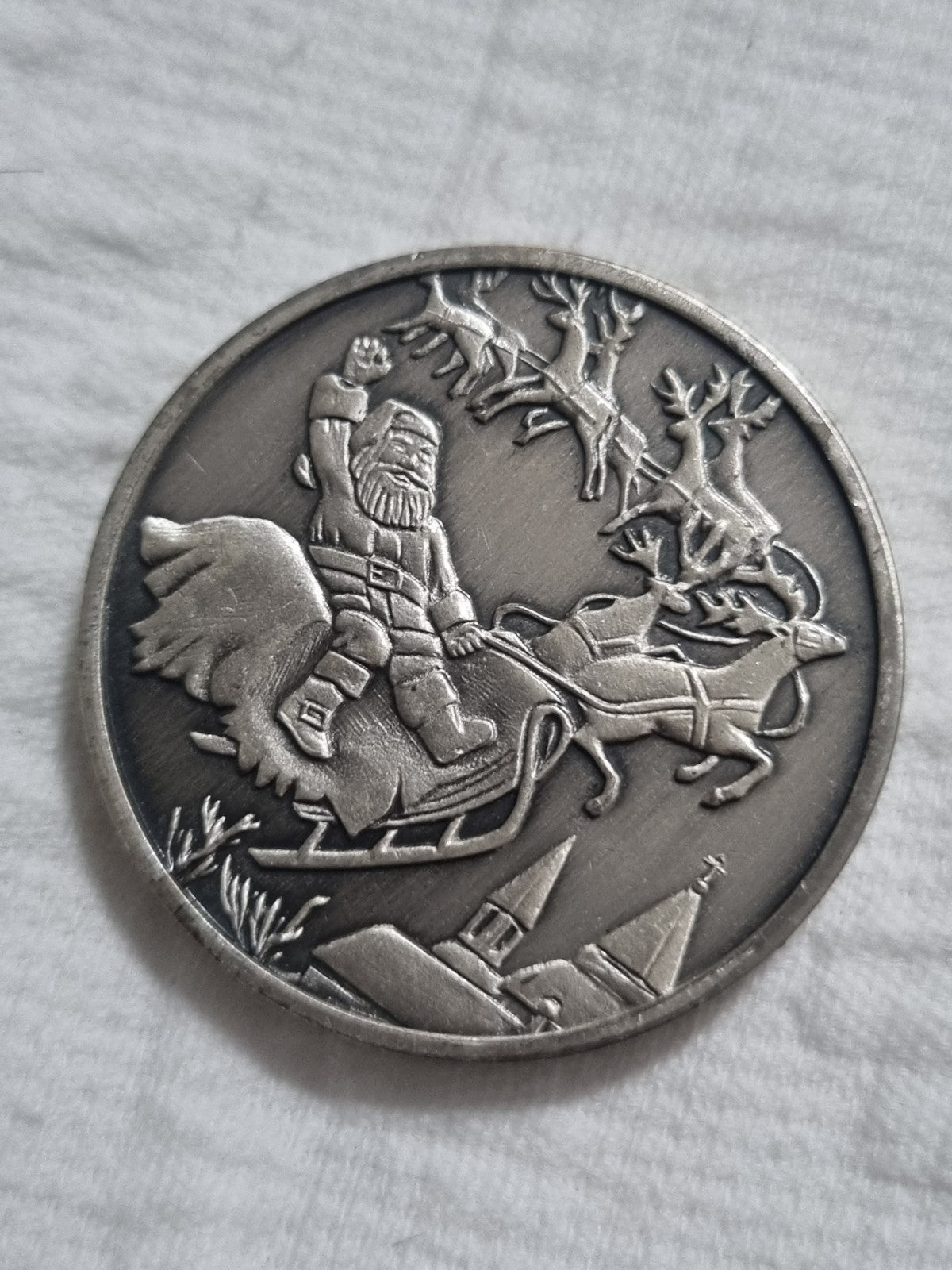 1988 Merry Christmas medal UNC 
