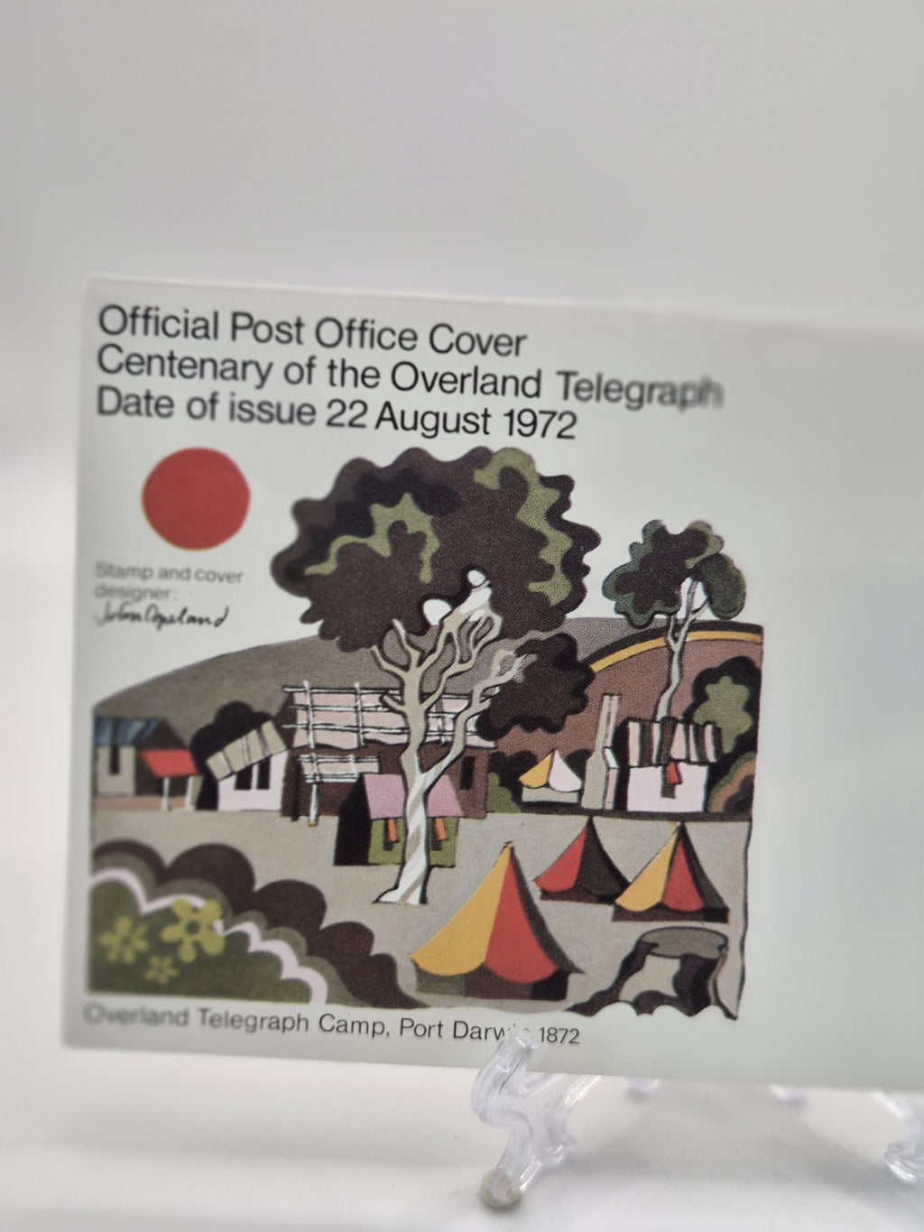 1972 First Day Cover Centenary of  the Overland Telegraph Line  - Apollo Bay