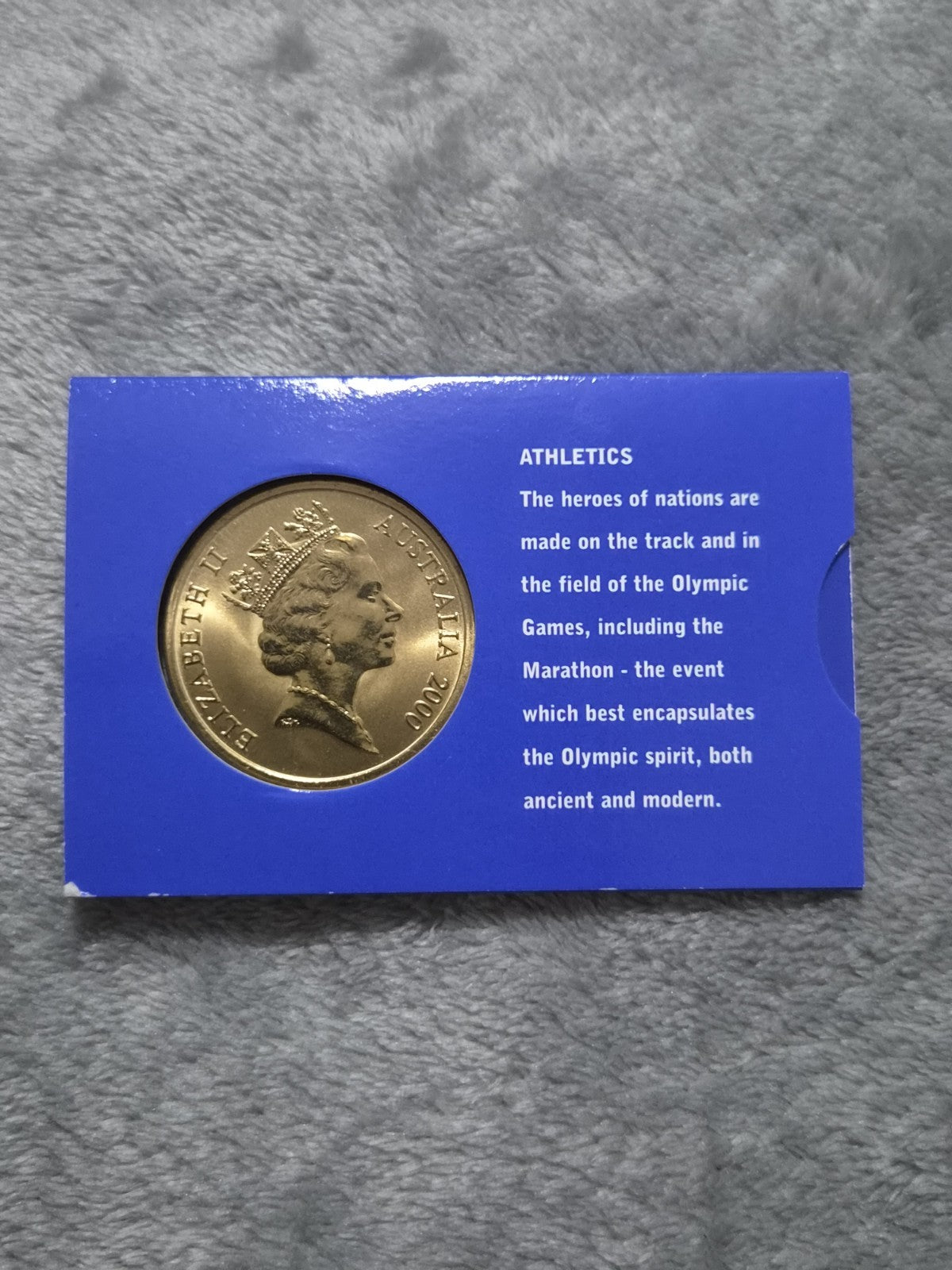 Sydney Olympics 2000 Athletics $5 DOLLAR UNC Five Dollars