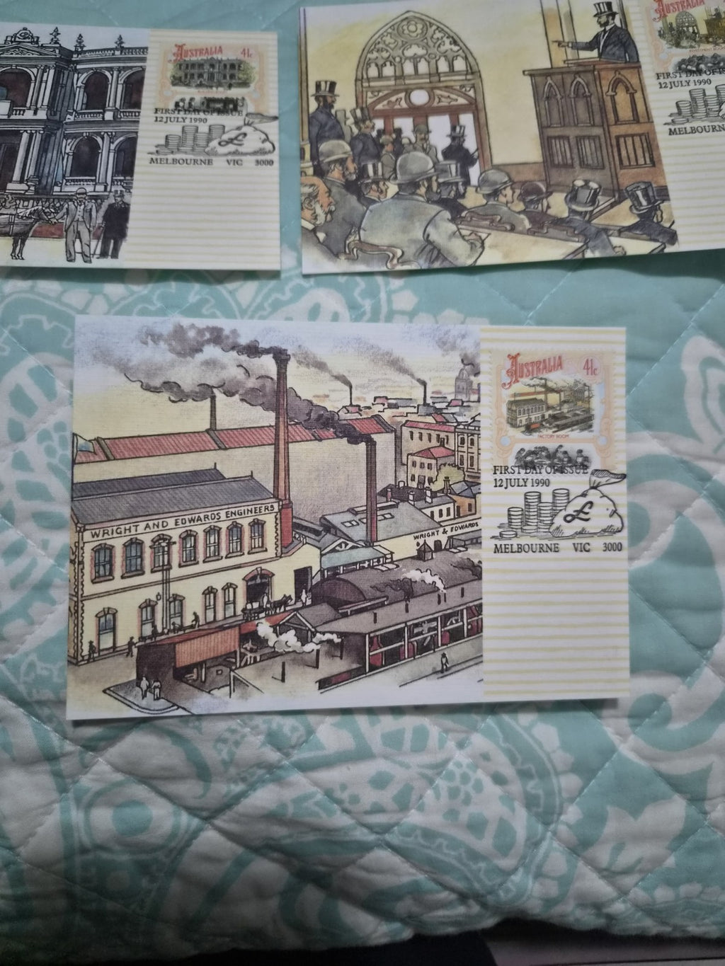 Australia  5 x Maxi Card Set -  12 JULY 1990 - Boomtime