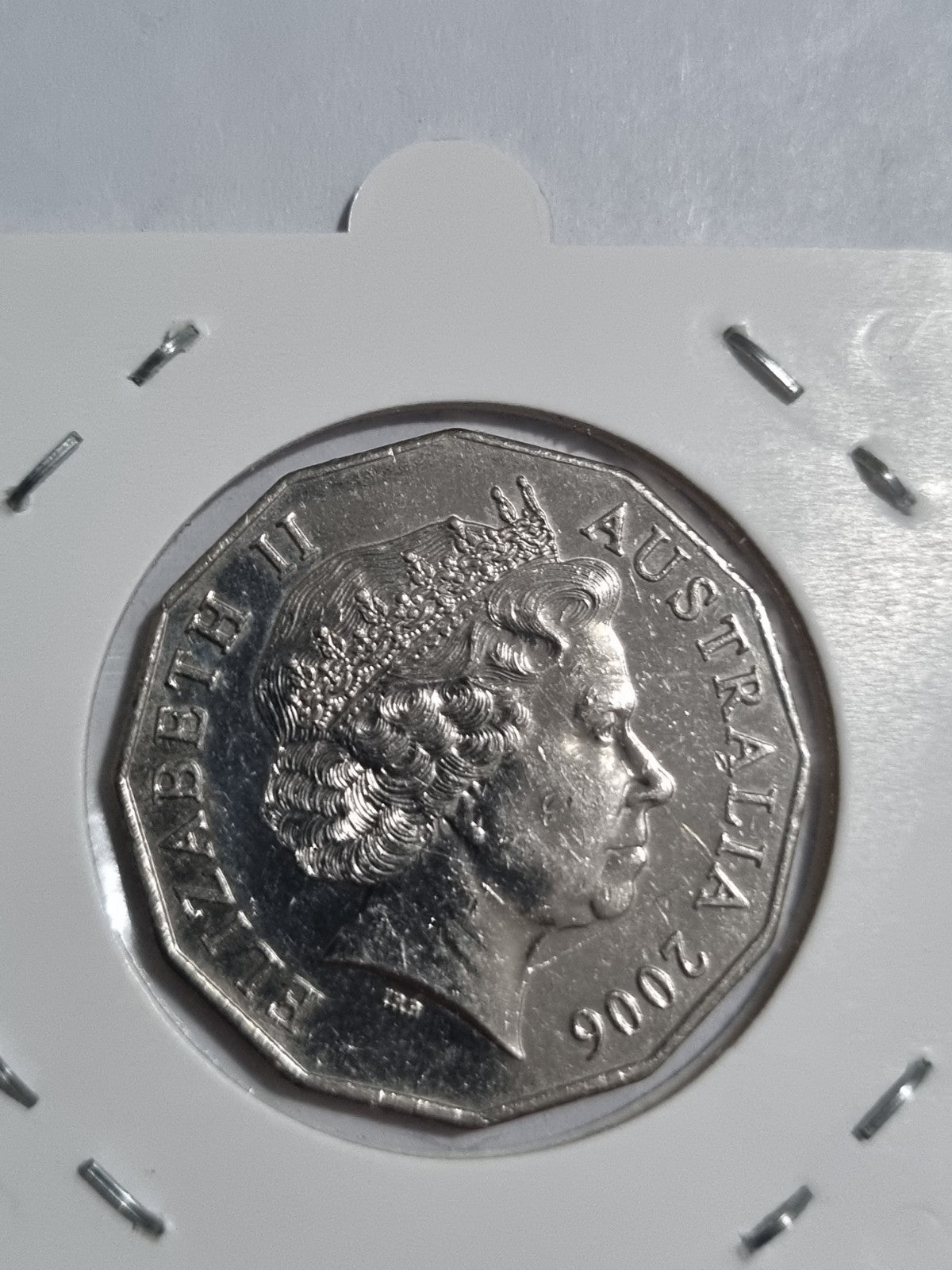 2006 50 Cent Coin - Uncirculated In 2x2