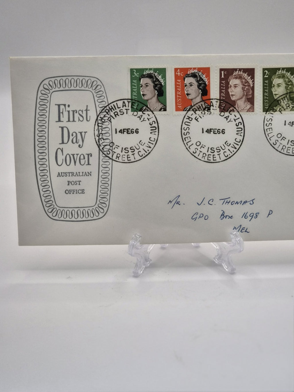 1966 Queen Elizabeth Australia 6 Stamps FDC 