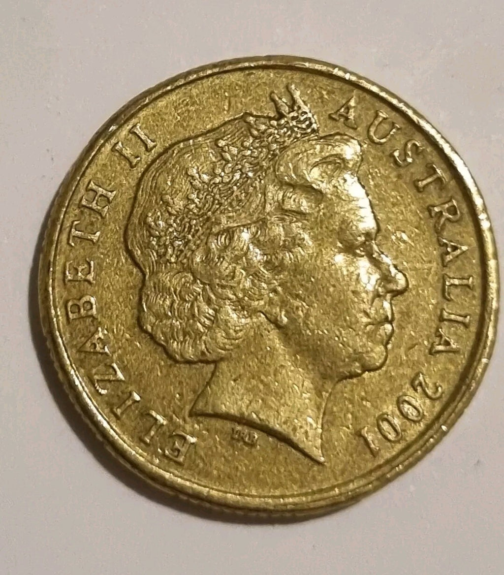 2001 $1 dollar - Centenary of Federation Small Rim Error