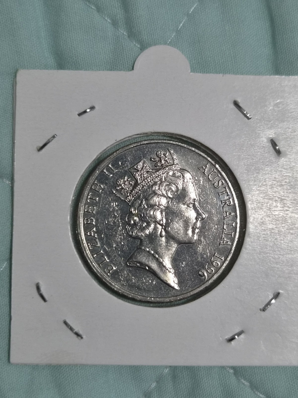 1996 20 Cent Coin - Lightly Circulated Condition In 2x2 Holder 