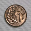 1978 One Cent New Zealand Coin 