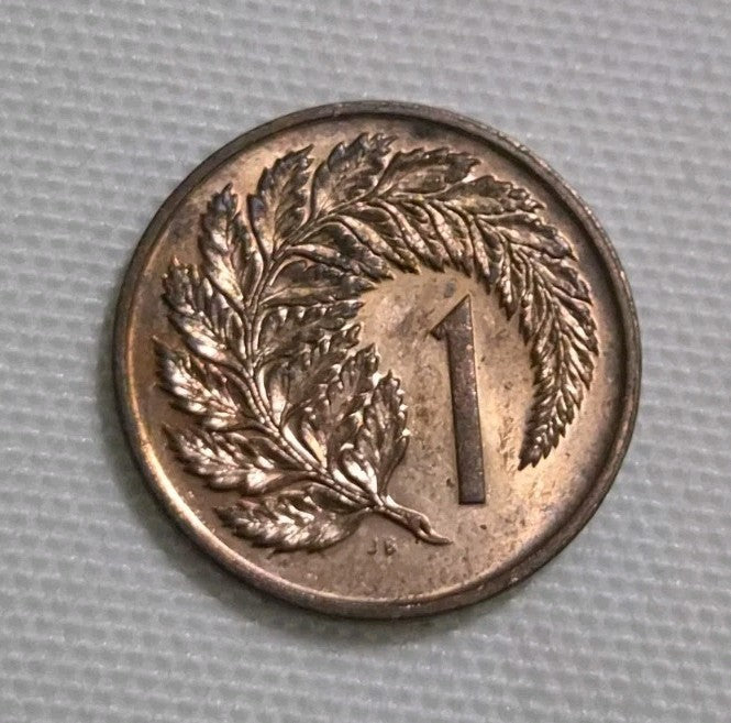 1978 One Cent New Zealand Coin 