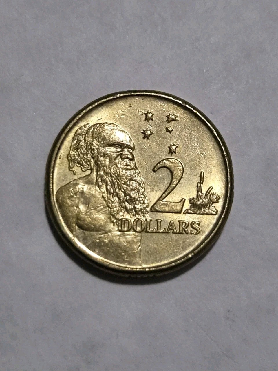 2009 Two Dollar Coin Aboriginal Elder - Lightly Circulated $2