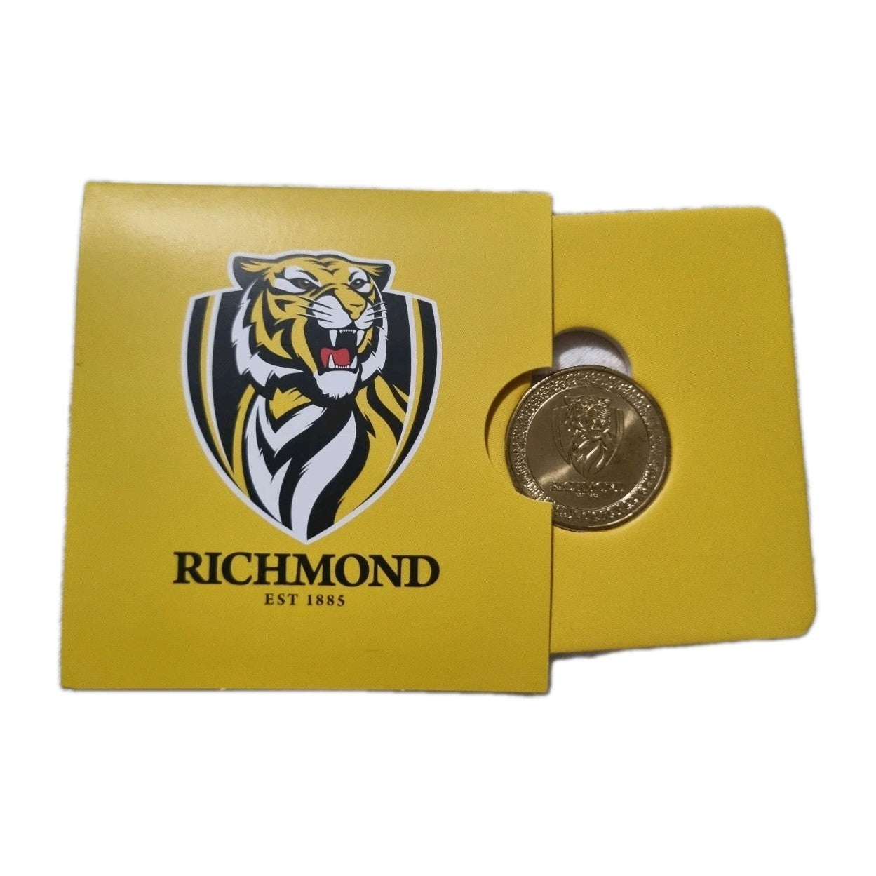 2023 AFL Richmond Tigers $1 One Dollar Carded Coin