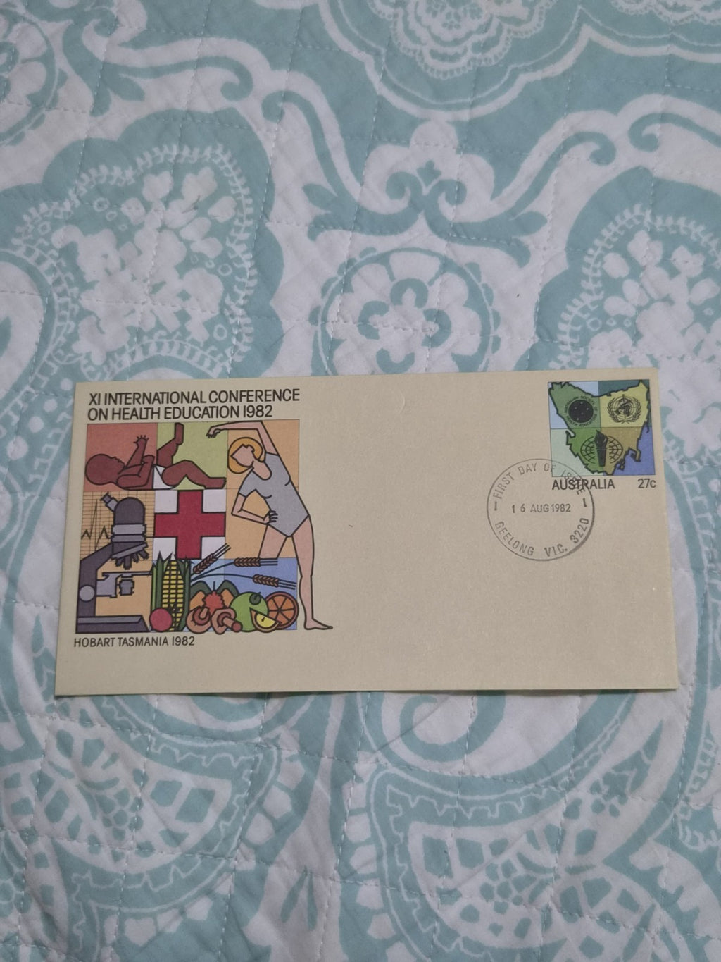 1982 First Day Cover - XI Health Ed Conference - 27 Cent Stamp - FDC