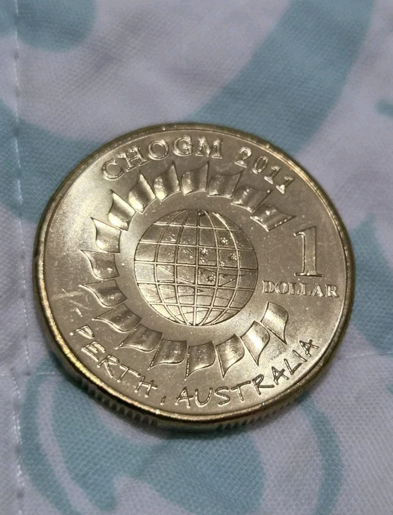 2011 UNC $1 ONE DOLLAR CHOGM - PERTH ~ Uncirculated From Mint Roll