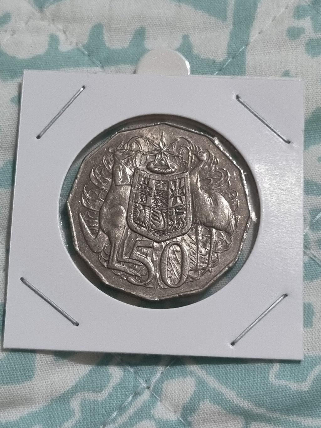 1972 50 Cent Coin Lightly Circulated + sent with Free FDC