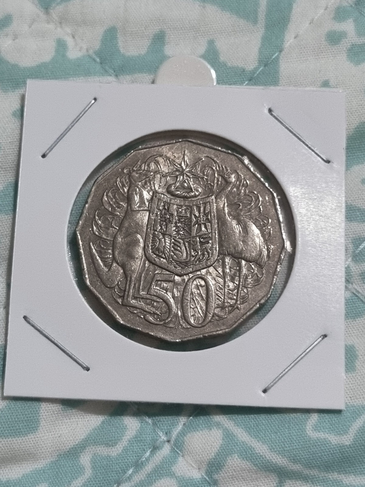 1972 50 Cent Coin Lightly Circulated + sent with Free FDC
