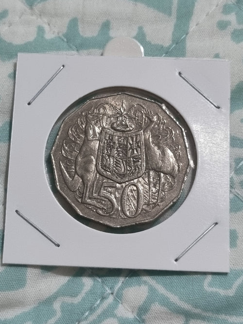 1972 50 Cent Coin Lightly Circulated + sent with Free FDC