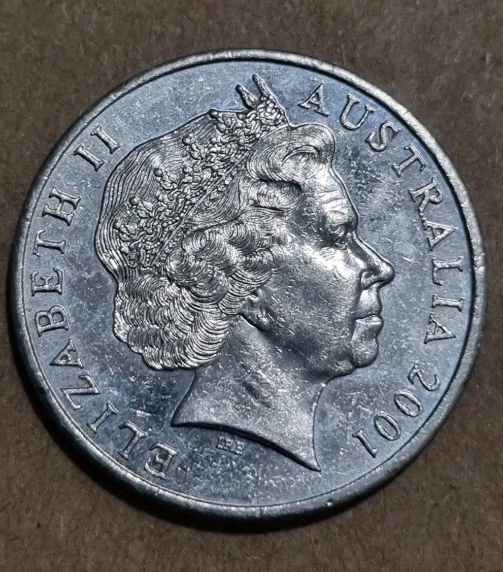 2001 20 Cent Sir Donald Bradman Circulated Australian Coin 