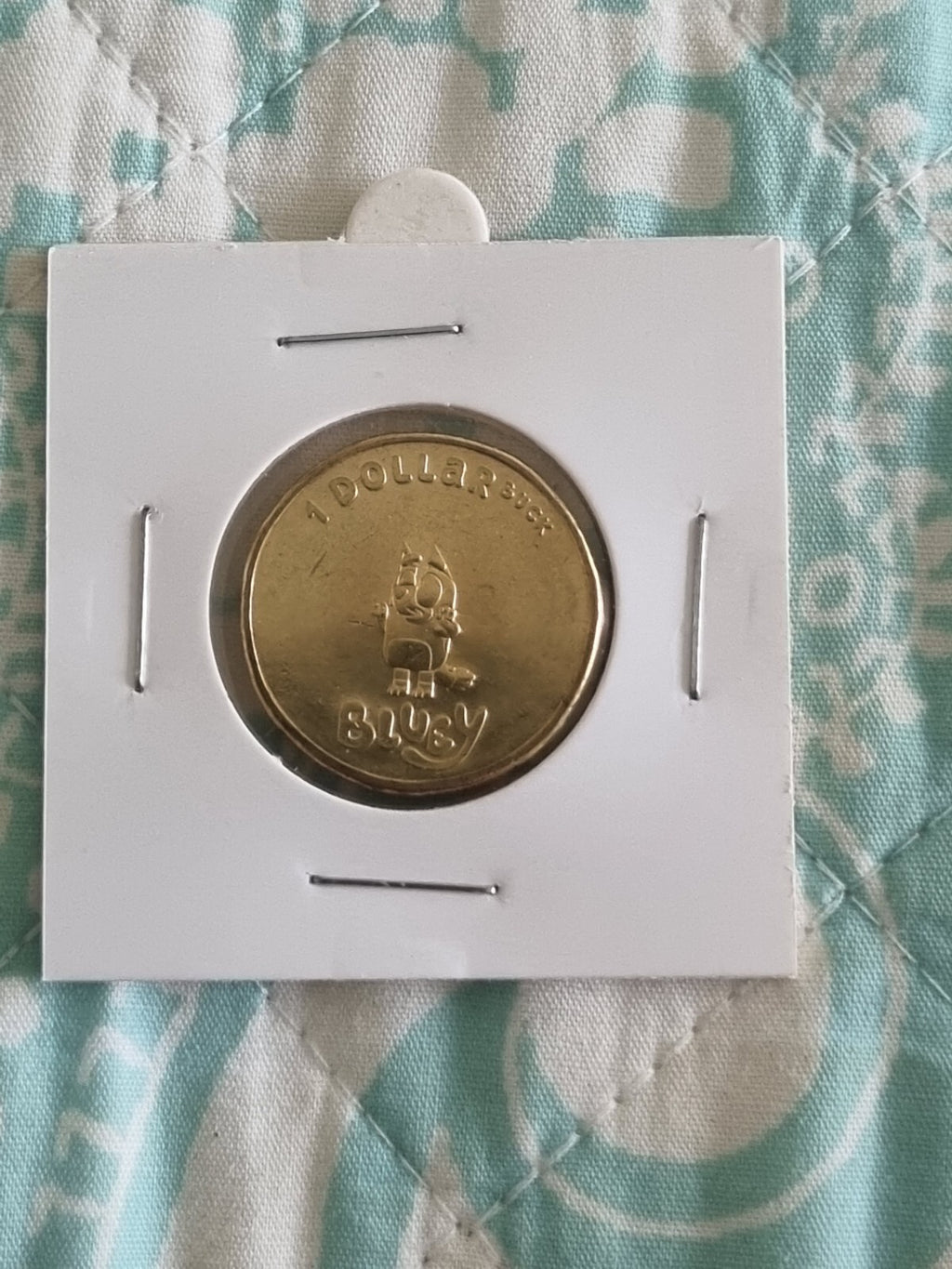 2024 Bluey Bingo $1 Dollar Buck Coin - Lightly Circulated 