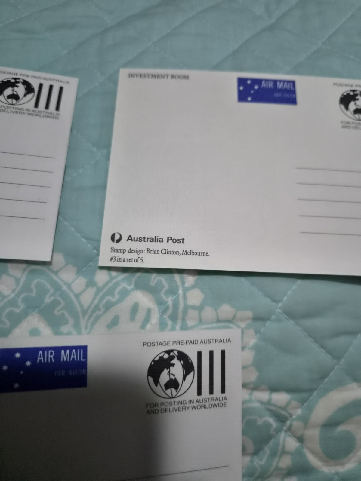 Australia  5 x Maxi Card Set -  12 JULY 1990 - Boomtime