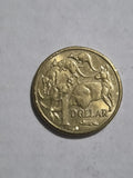 2008 One Dollar Australian Coin Lightly Circulated + Bonus FDC