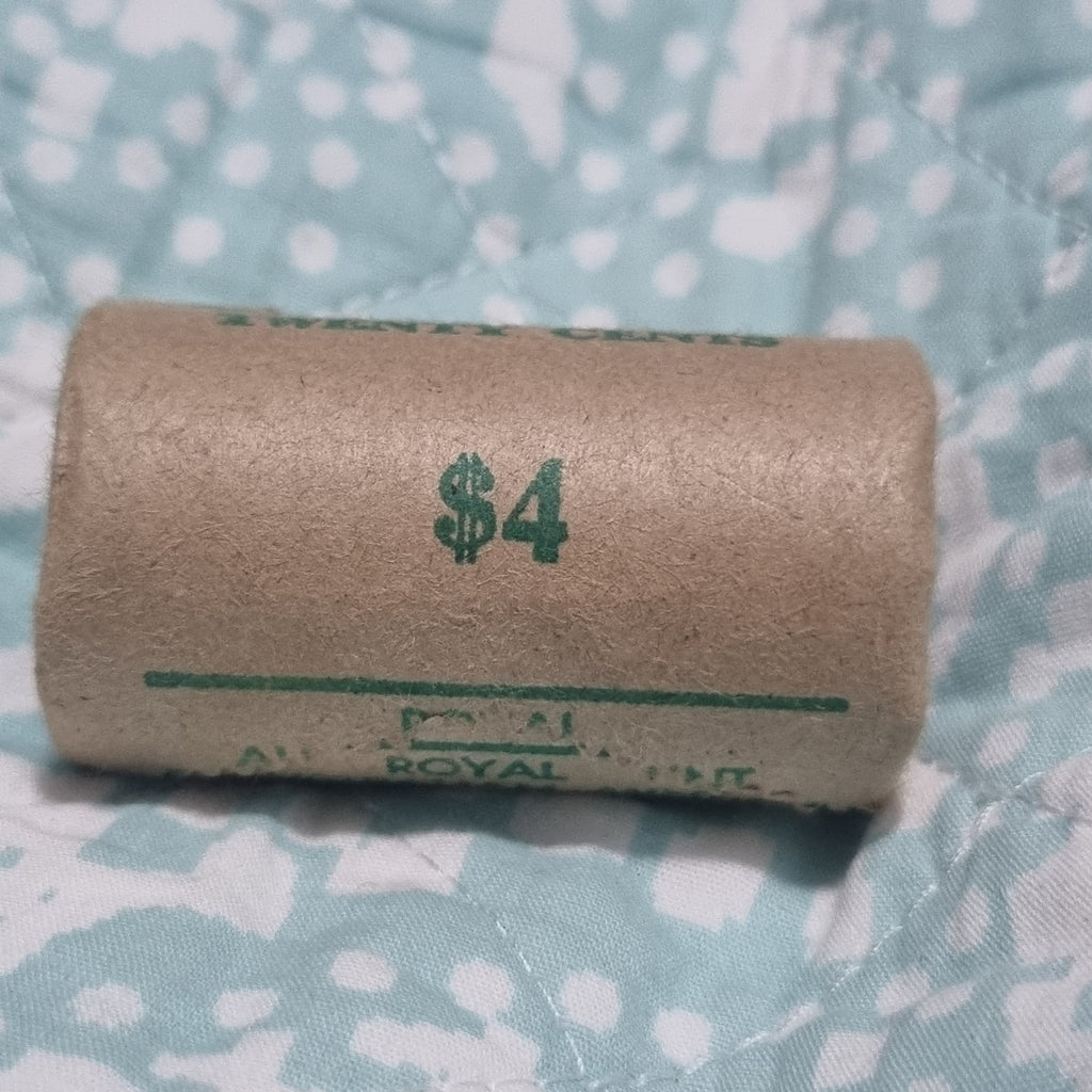 1980 20 Cent Coin RAM Roll  - UNC 