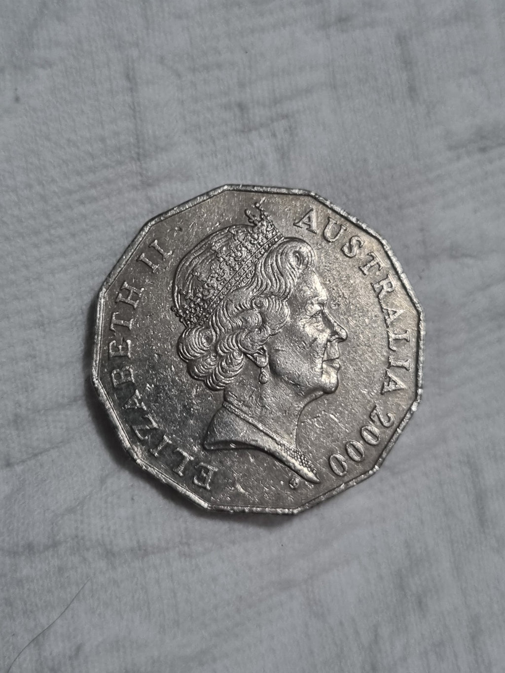 2000 Royal Visit + 2001 Federation 50 Cent Coins - Circulated 