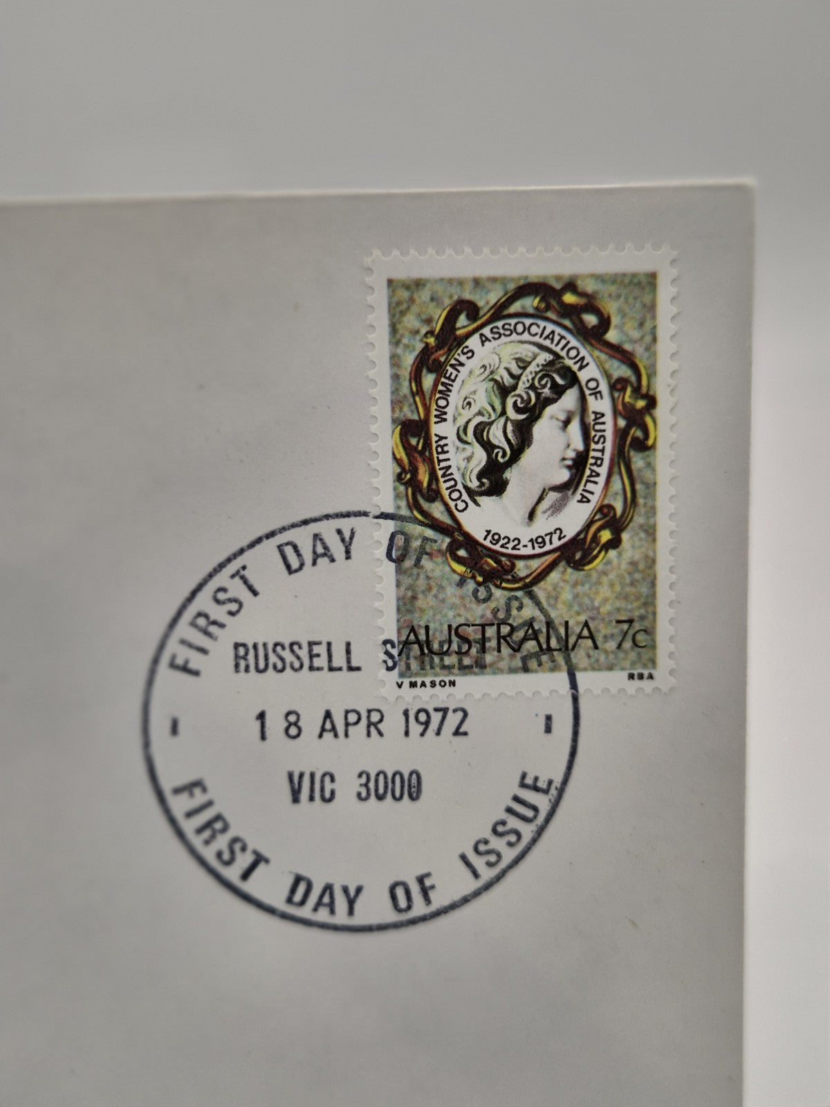 1972 Australia FDC Country Women's Association First Day Cover CWA