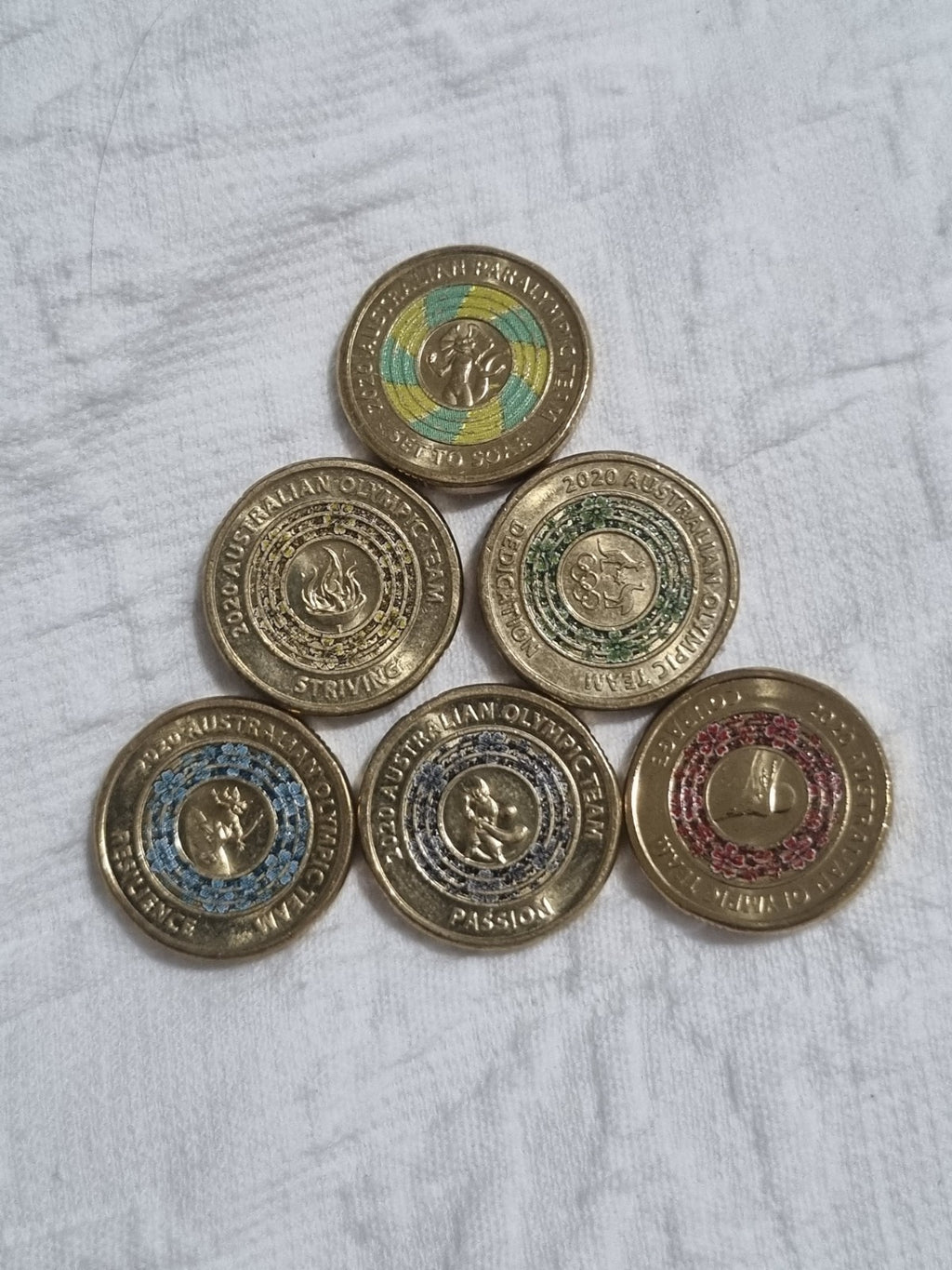 2020 UNC $2 Coin Olympic Set - Includes Paralympic Coin.