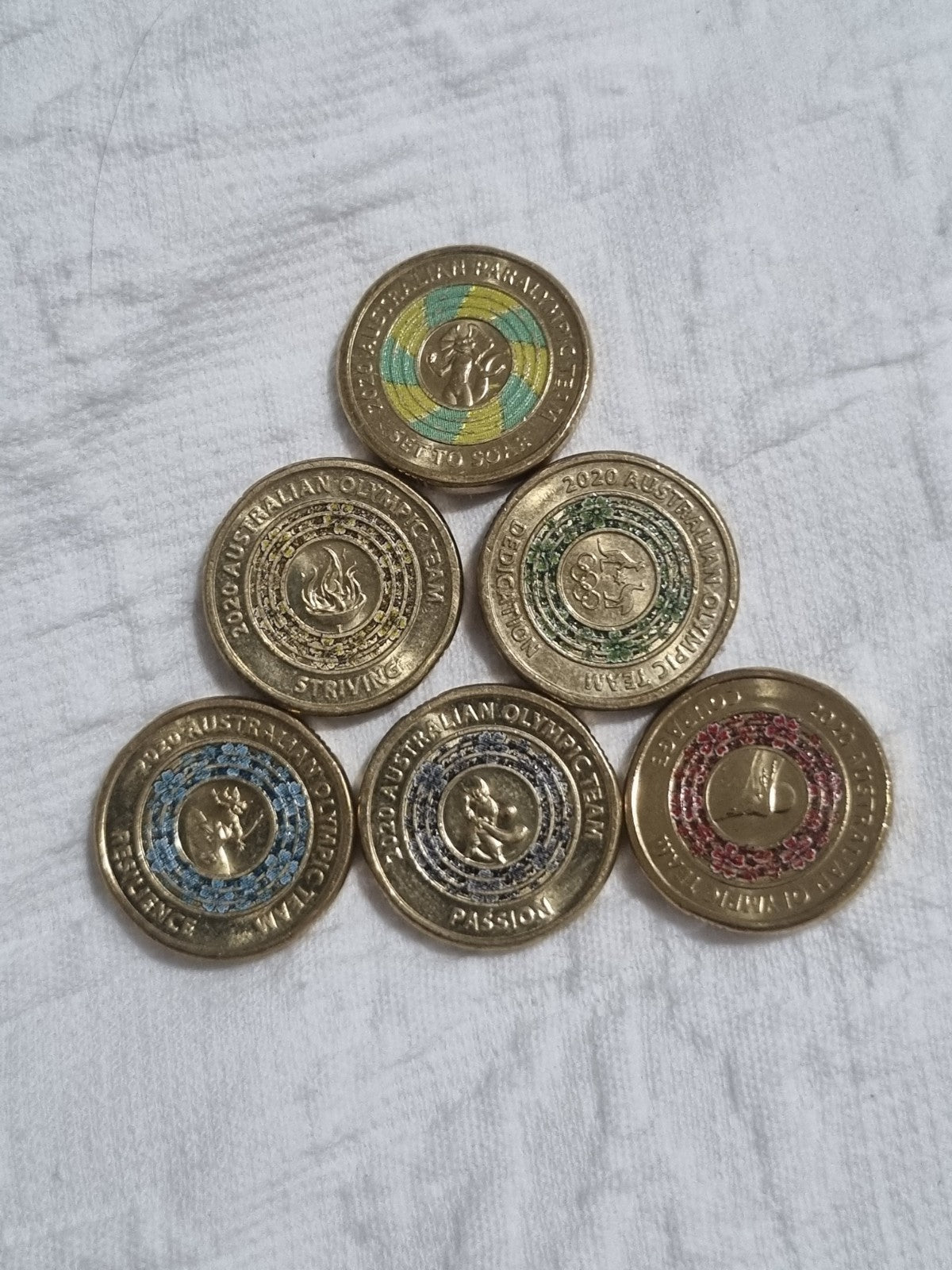 2020 UNC $2 Coin Olympic Set - Includes Paralympic Coin.