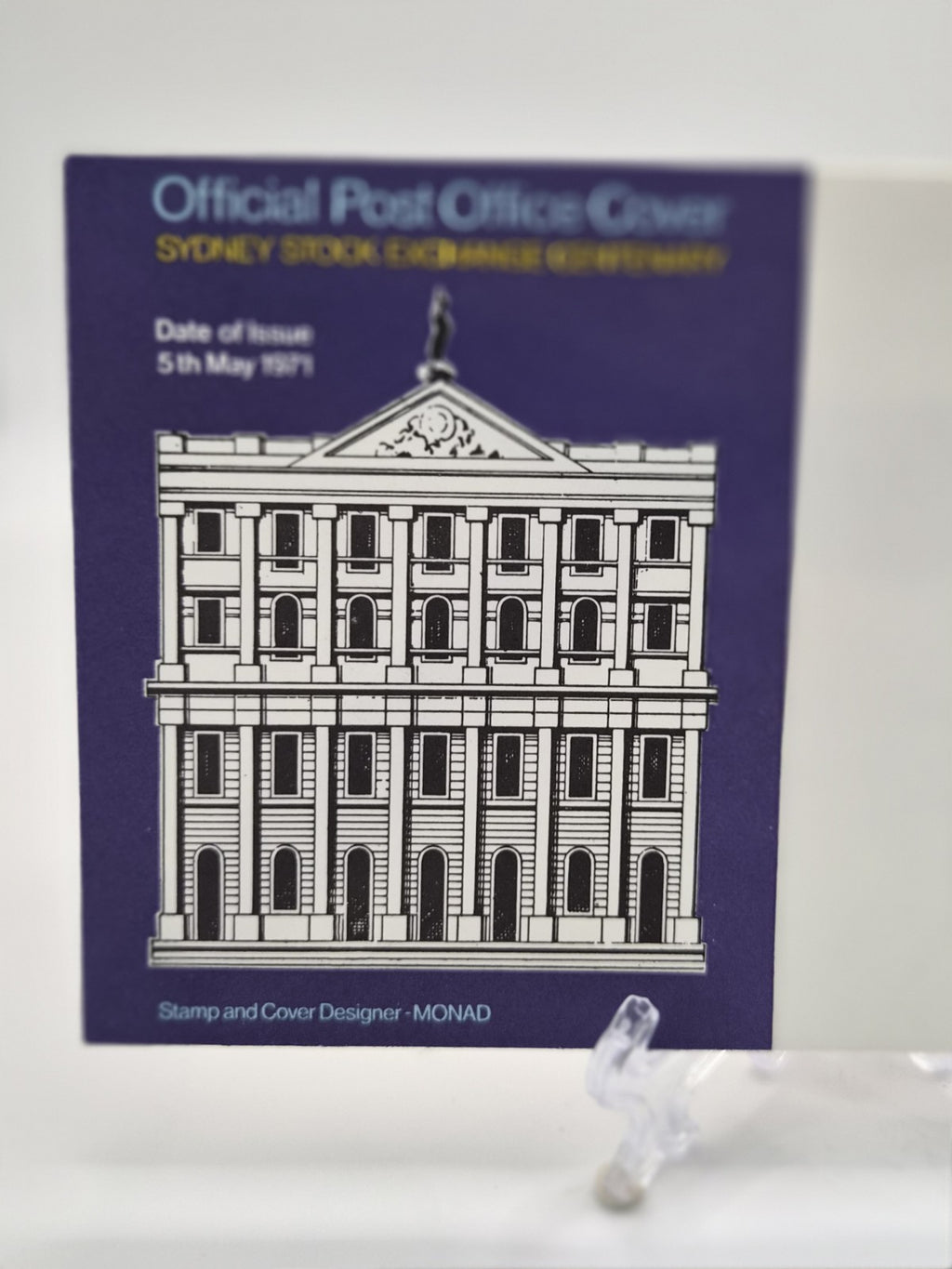 1971 Australia FDC postmark Stock Exchange cover First Day Cover 