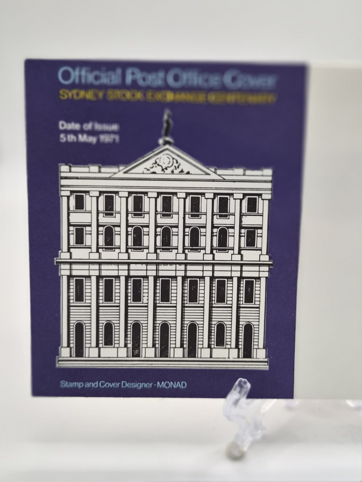 1971 Australia FDC postmark Stock Exchange cover First Day Cover 
