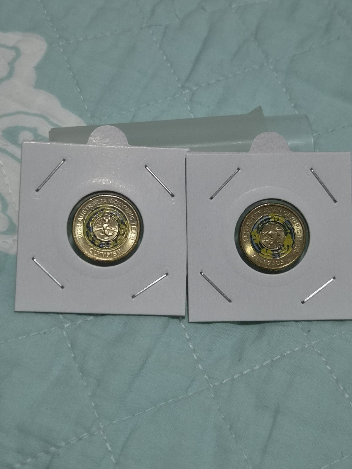 2 x 2024 UNC $2 Two Dollar Olympic Games Olympism & Allezaus Coins