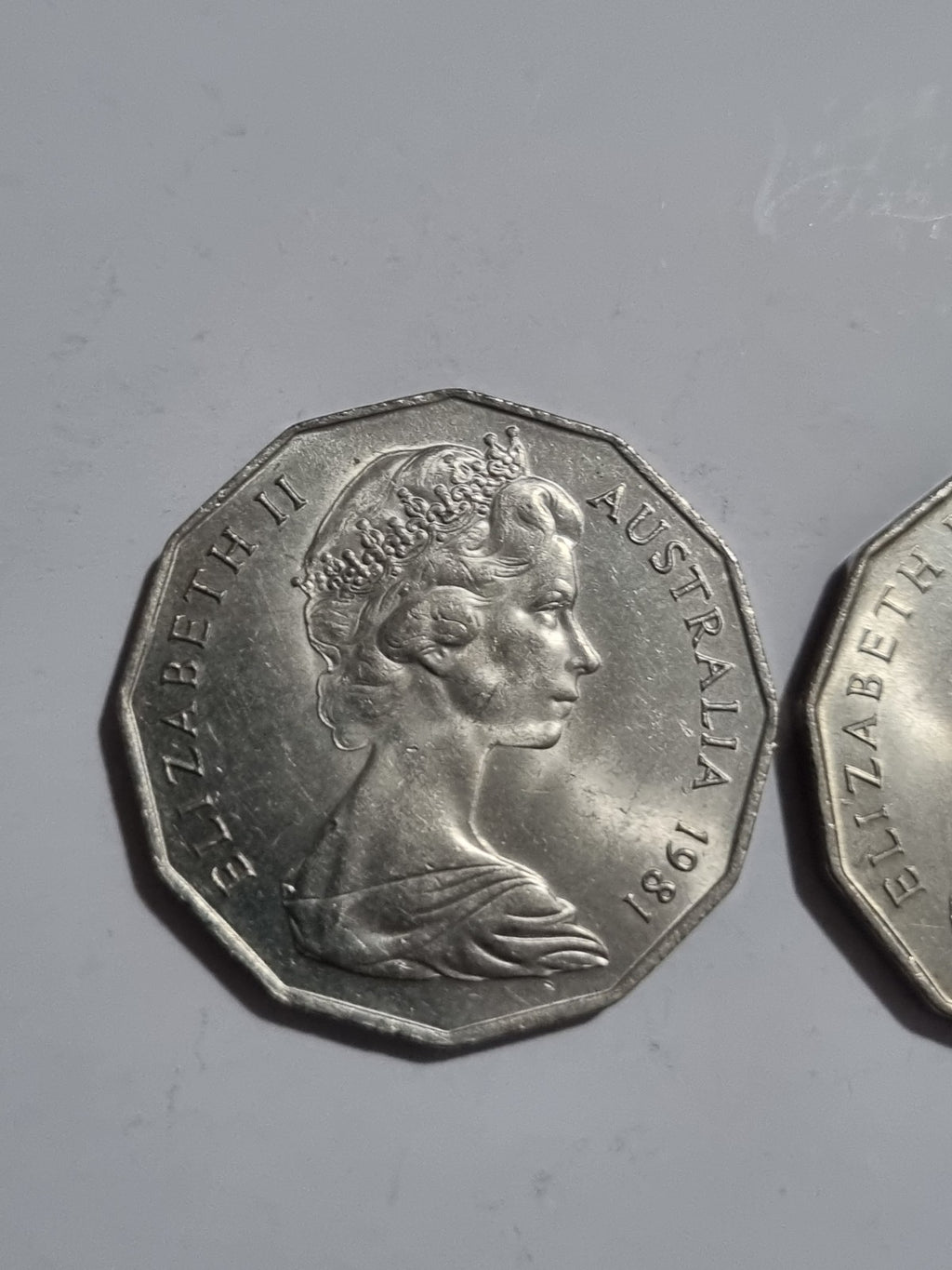 1981 & 1982  UNC Fifty Cent 50c Coin Princess & Prince - Brisbane Commonwealth G