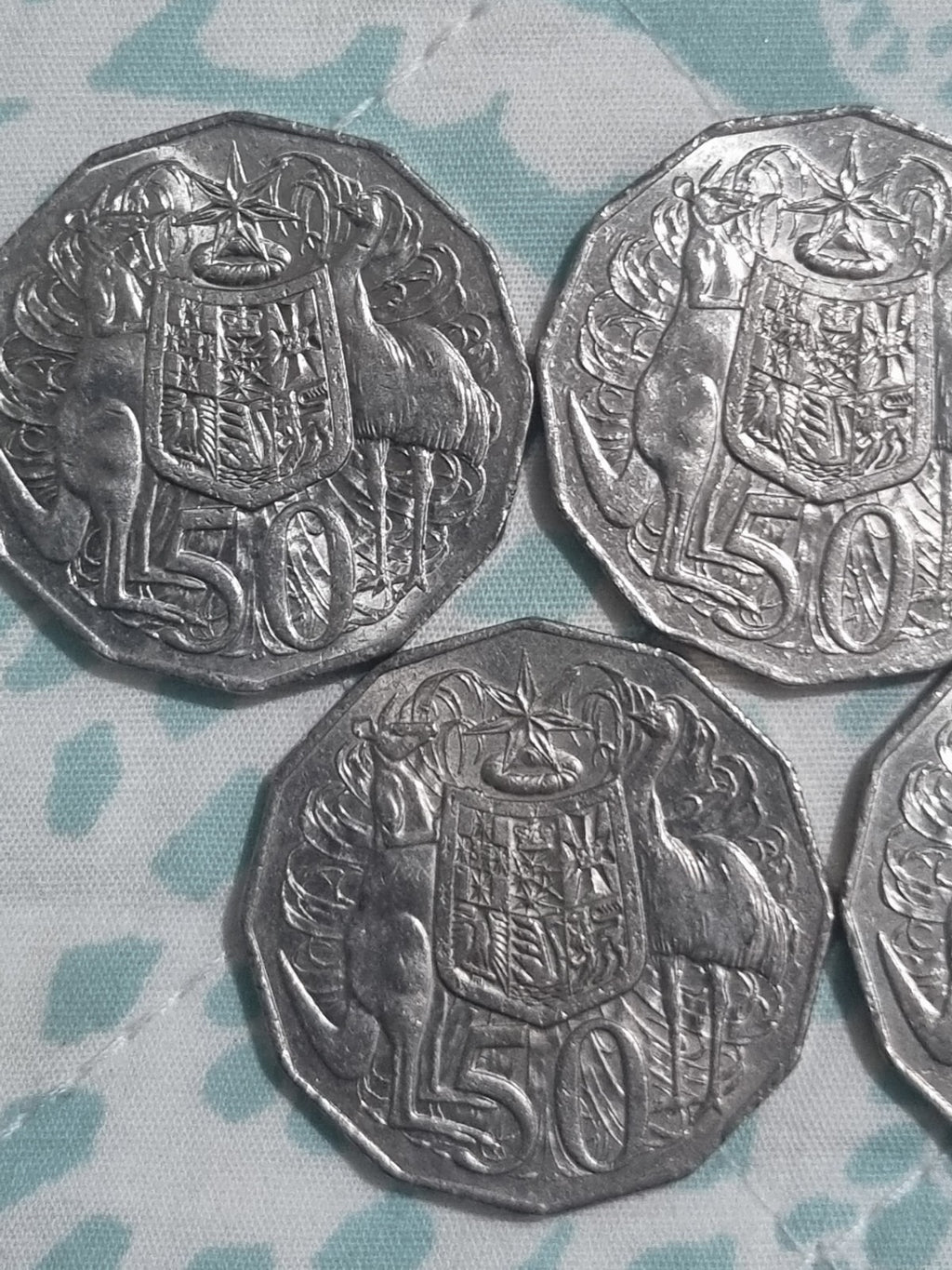 5 x 50 Cent 2016 Changeover Commemorative Coins - Lightly Circulated 