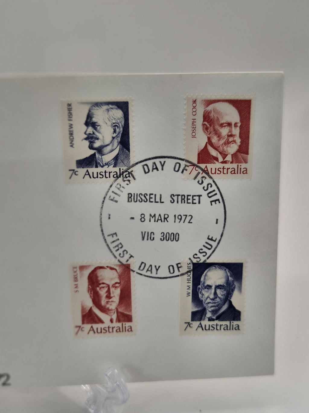 Australia  'Prime Ministers 1913-1929'  FDC p/m Russell St. VIC. First Day Cover