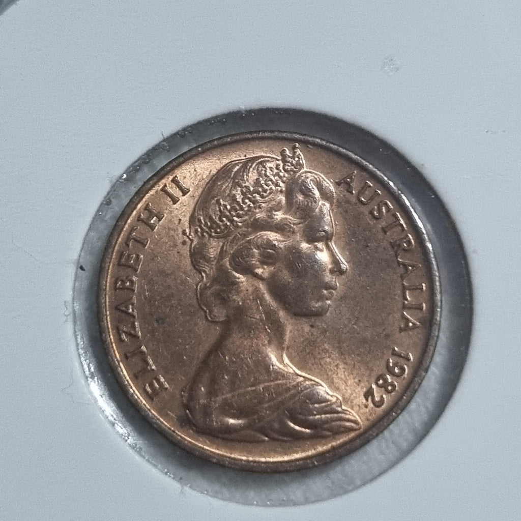 1982 1c One Cent Uncirculated Australian Coin