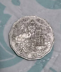 1988 50 Cent Bicentennial Tall Ship Coin - Circulated 