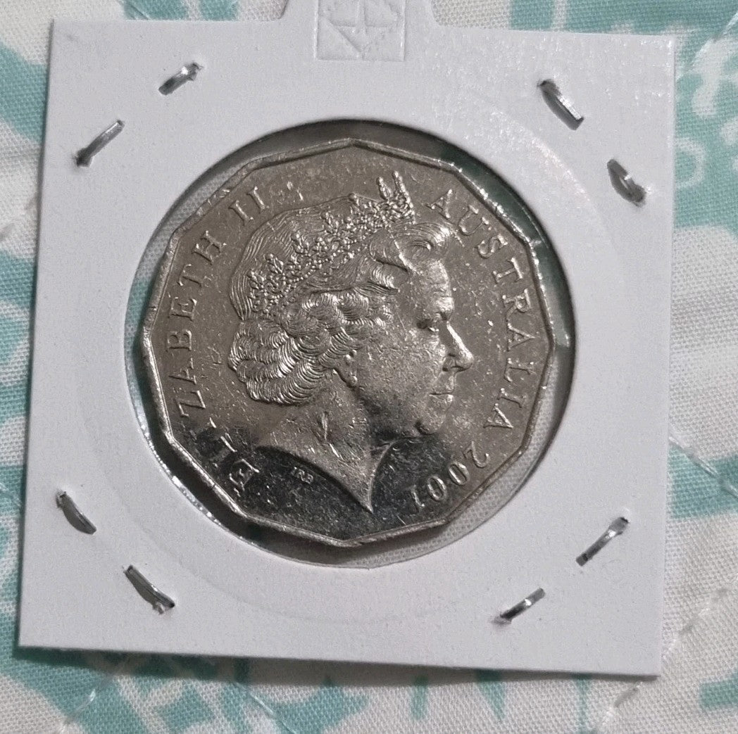 2001 50 Cent Centenary Of Federation - New South Wales - Lightly Circulated 
