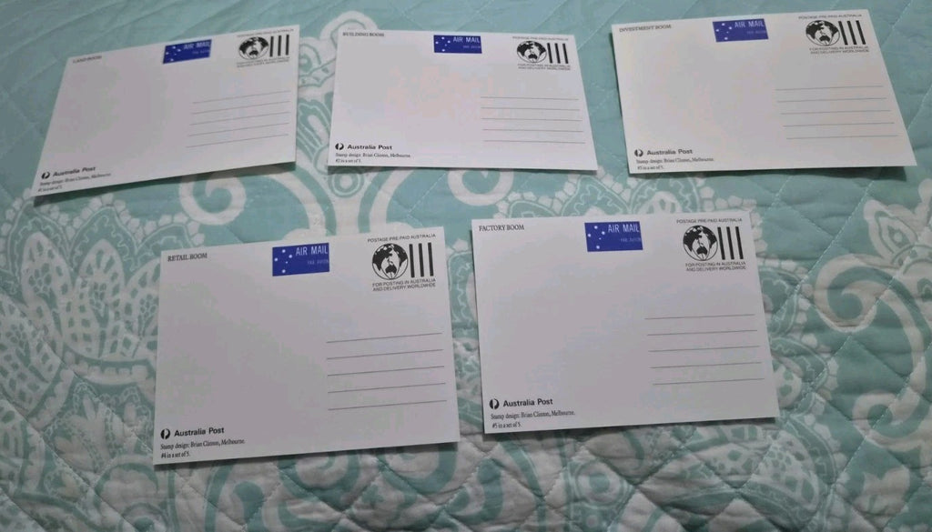 Australia  5 x Maxi Card Set -  12 JULY 1990 - Boomtime