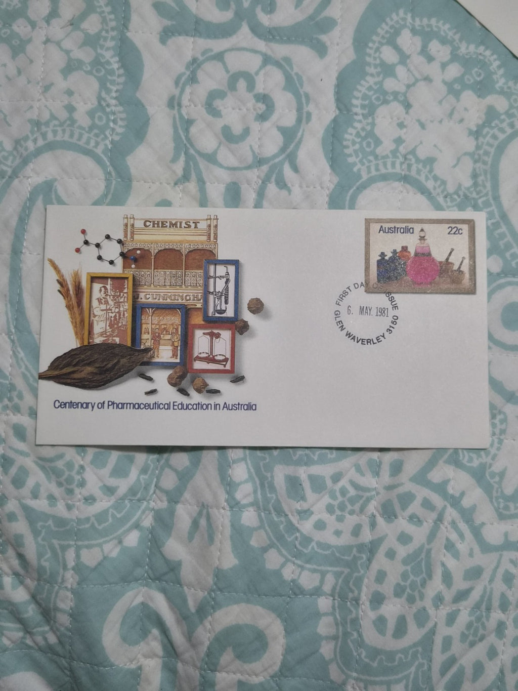 1981 22c PSE Centenary of Pharmaceuticals Education