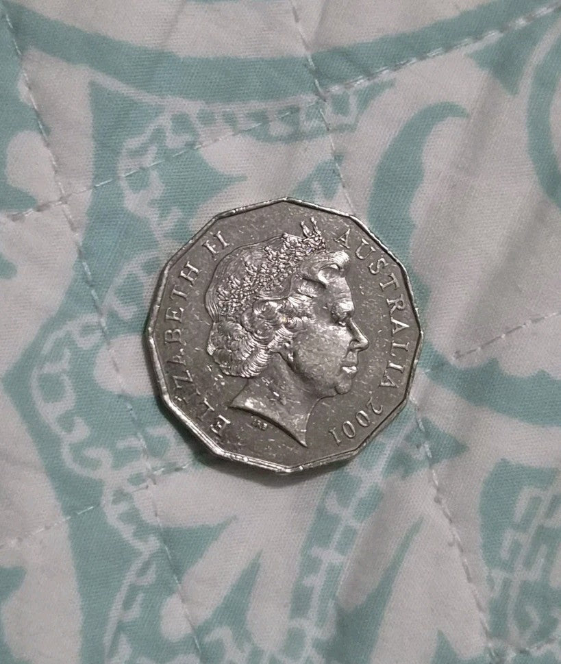 2001 50 Cent Centenary Of Federation - New South Wales - Circulated