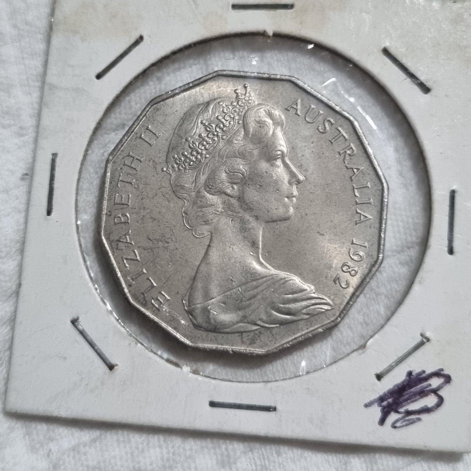 1982 UNC 50 Cent Coin Brisbane Commonwealth Games 