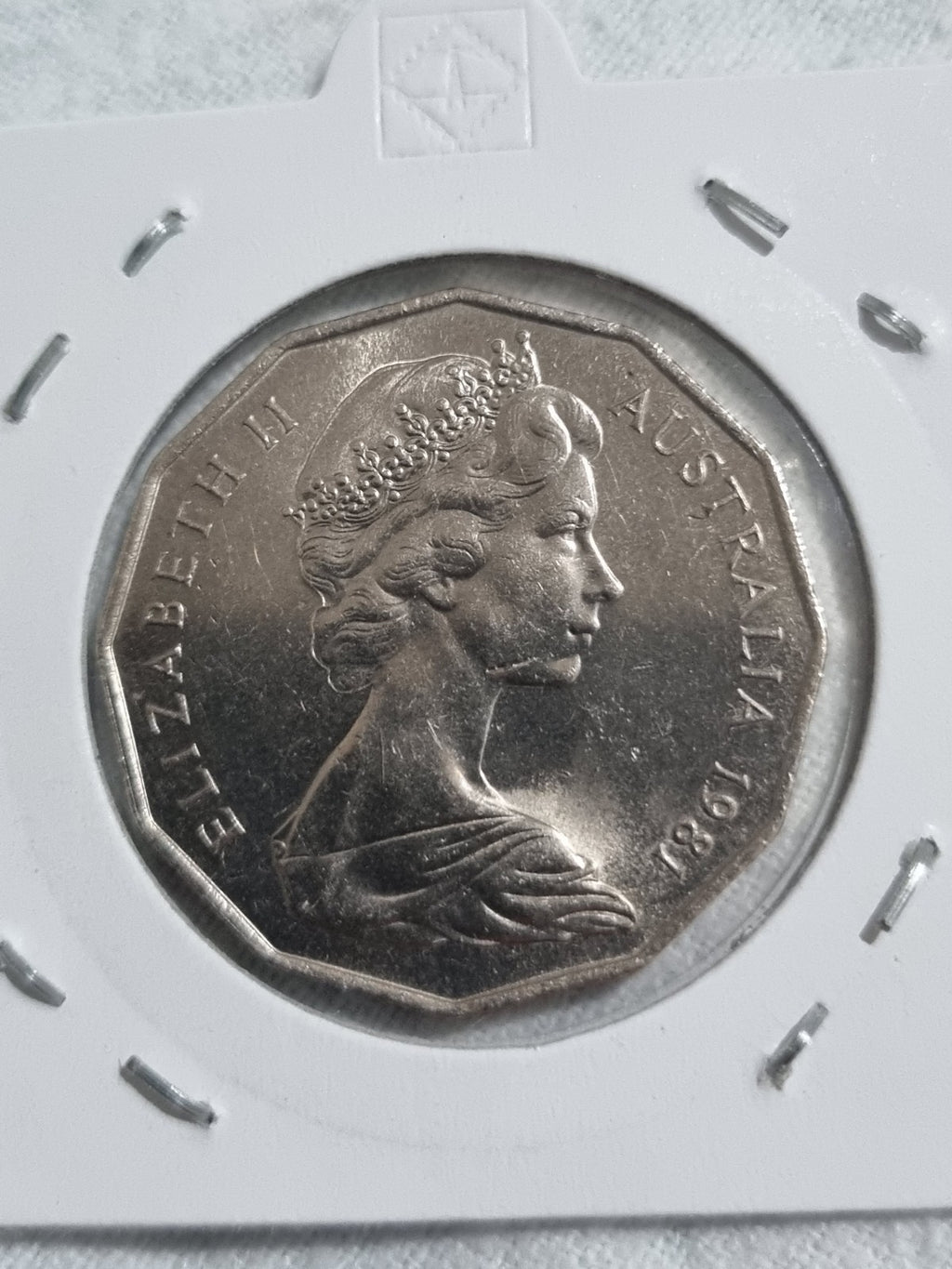1981 50 Cent Coin COA - Uncirculated