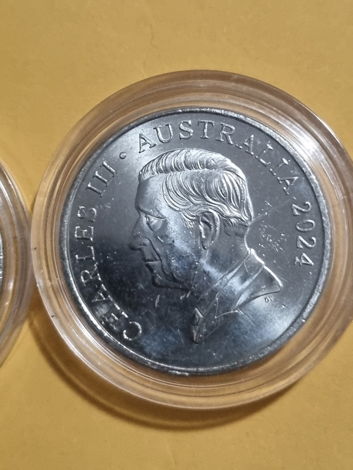 2022 & 2024 UNC 20 Cent Platypus Coins in Protective Capsules 