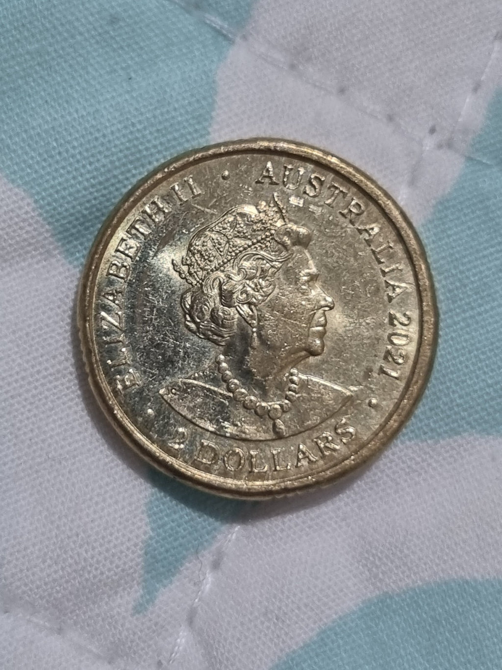 2021 Ambulance Service Lightly Circulated Two Dollar $2 Coloured Coin