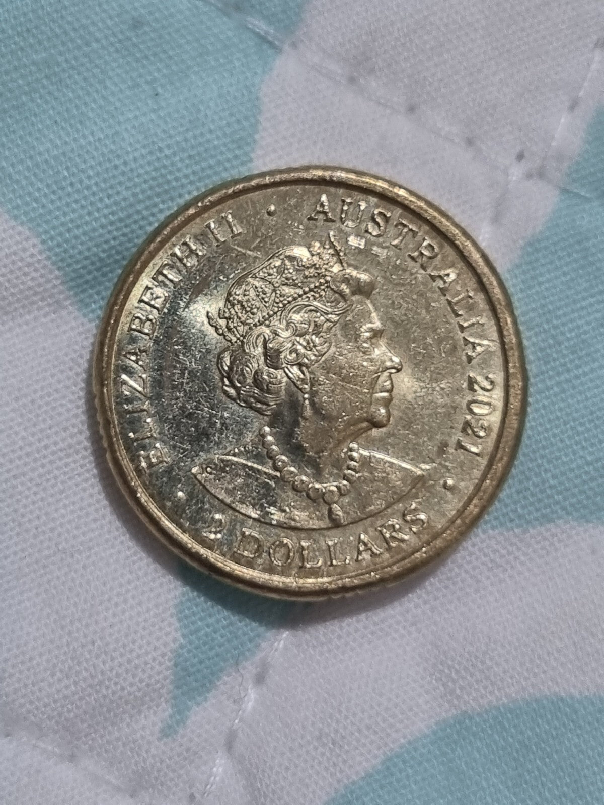 2021 Ambulance Service Lightly Circulated Two Dollar $2 Coloured Coin