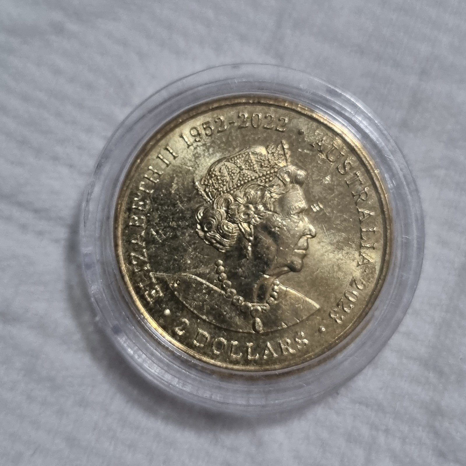 2023 Vegemite Centenary Red Happy Two Dollar Coloured Coin $2 Australia UNC