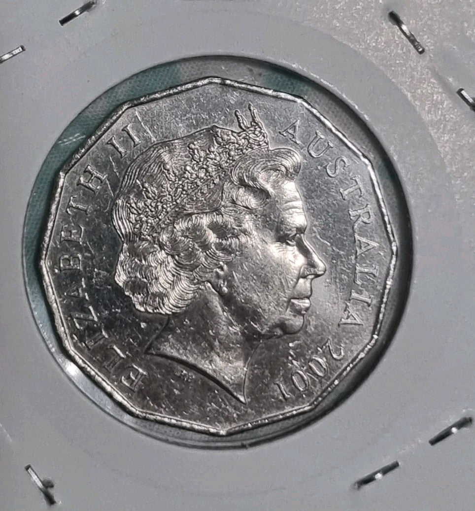 2001 Federation 50 Cent aUNC