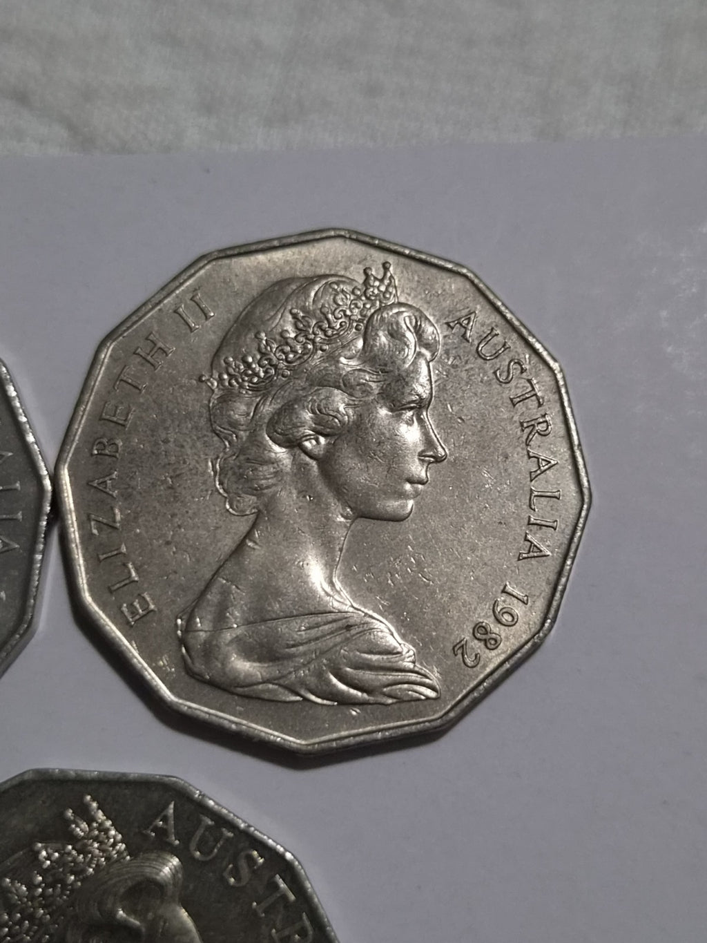 3 x 50 Cent Shiny Coins 