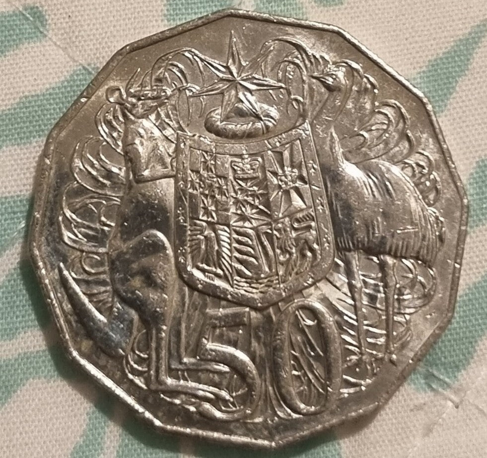 2018 Australian 50 Cent -Low Mintage- Coin - Lightly Circulated 