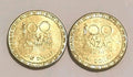 2 x 2014 1 DOLLAR COIN - $1 - 100 YEARS OF ANZACS - Circulated 